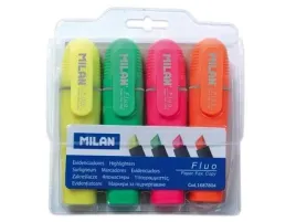 milan-zakreslacz-fluo-plaski-4-kolory-tusz-31-g-odporne-na-wysychanie