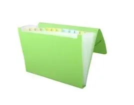 teczka-z-przegrodkami-a4-13-komorowa-penmate-zielona-pp-07-mm