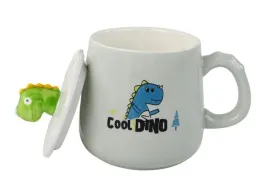 leantoys-kubek-ceramiczny-350-ml-z-dinozaurem-przykrywka-i-lyzeczka