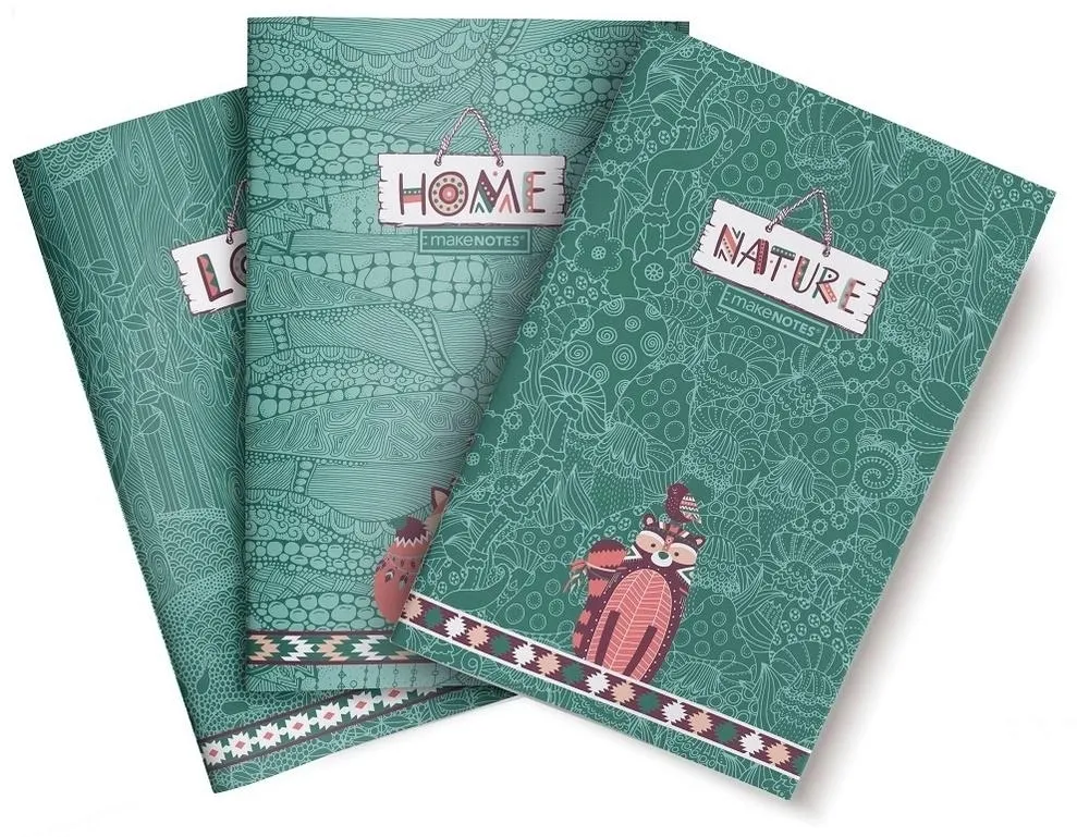 make-notes-zeszyt-a6-32k-gladki-green-forest-3-szt