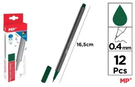 cienkopis-04-mm-mp-main-paper-ciemnozielony-12-szt
