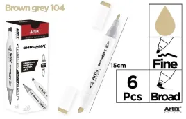 artix-chromax-marker-dwustronny-brown-grey-104-6-szt