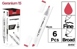 marker-artix-chromax-dwustronny-geranium-15-zestaw-6-szt