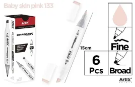 marker-artix-chromax-z-2-koncowkami-baby-skin-pink-133-6szt