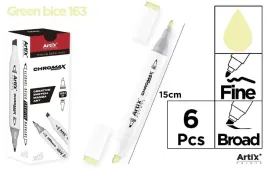 marker-artix-chromax-dwustronny-green-bice-163-6-szt