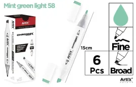 artix-marker-chromax-dual-tip-2-koncowki-mint-green-58-6-szt