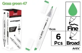 artix-chromax-marker-dwustronny-grass-green-47-6-szt