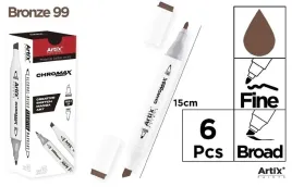 marker-artix-chromax-dwustronny-bronze-99-6-szt