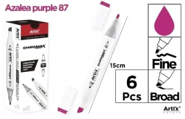 artix-chromax-marker-dwustronny-azalea-purple-87-zestaw-6-szt