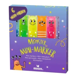 moses-zakreslacze-stworki-6-szt-neonowe-kompaktowe-markery