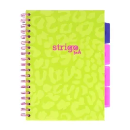strigo-kolozeszyt-b5-200-str-100-kartek-kratka-neon-zielony