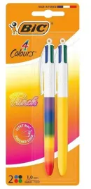 dlugopis-bic-4-colors-punch-rainbow-1-mm-mix-2-sztuki
