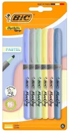 zakreslacze-pastelowe-bic-grip-zestaw-6-sztuk-mix-kolorow