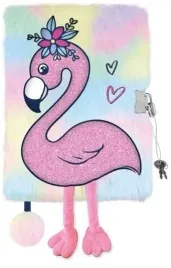 st-majewski-pamietnik-a5-96k-z-klodka-3d-wlochacz-flamingo