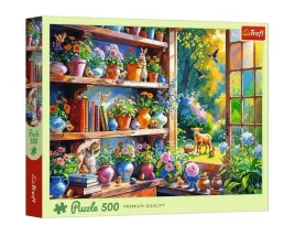 trefl-puzzle-500-elementow-wiosenny-poranek-w-oranzerii-48x34-cm