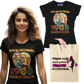 koszulka-na-40-urodziny-damska-vintage-1985-prezent-dla-zony-torba-gratis