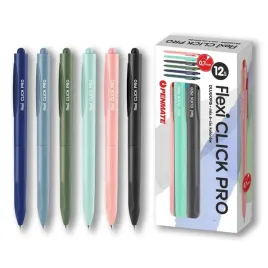 dlugopis-penmate-flexi-click-pro-niebieski-12-szt-mix-kolorow-morandi