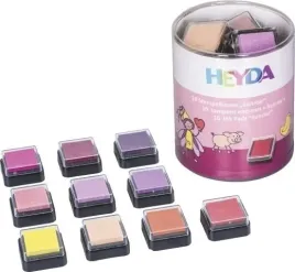 heyda-zestaw-mini-poduszek-do-stempli-10-szt-kolorow-sunrise
