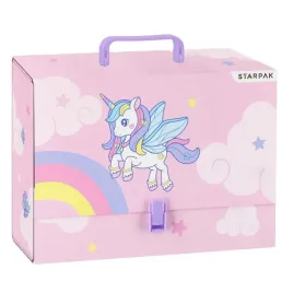 starpak-teczka-a4-z-raczka-unicorn-lakierowany-karton-grzbiet-95-cm