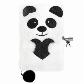 derform-pamietnik-pluszowy-panda-z-klodka-miekkie-lapki
