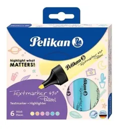 pelikan-zakreslacz-490-pastel-6-kolorow-ergonomiczny-twist-off
