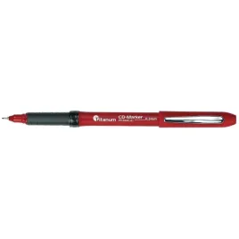 titanum-marker-do-plyt-cd-dvd-czerwony-05-mm-12-szt