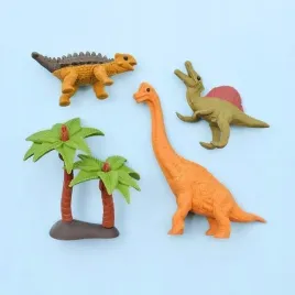 iwako-zestaw-gumek-dinozaury-5-elementow-mini-puzzle-palminki