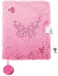 pamietnik-a5-st-majewski-96k-z-klodka-i-wlochata-okladka-shiny-butterfly
