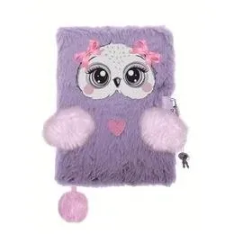 pamietnik-a5-z-klodka-96-kartek-st-majewski-3d-wlochacz-violet-owl