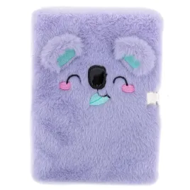 pamietnik-a5-z-klodka-astra-sweet-koala-miekka-pluszowa-okladka