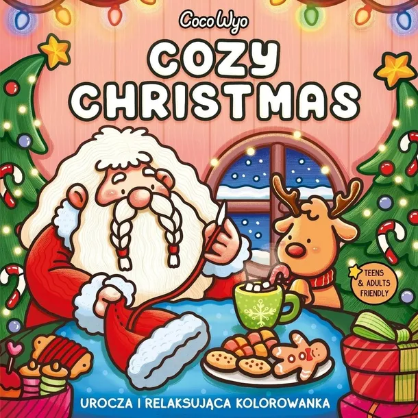 Cozy Christmas kolorowanka relaksacyjna Coco Wyo Emotikon
