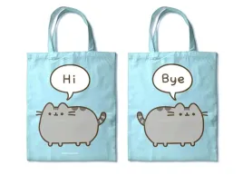 torba-sportowa-pusheen-kot-pusheen-hi-bye-zielona-40x36-cm