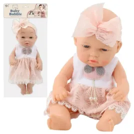 leantoys-lalka-bobas-30-cm-rozowa-sukienka-z-koronka-opaska-kokarda