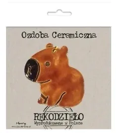 henry-zawieszka-ceramiczna-kapibara-rekodzielo-polska
