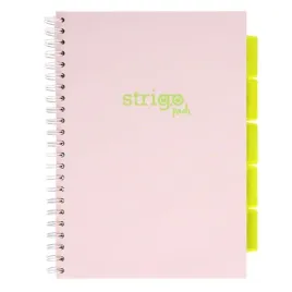 strigo-kolozeszyt-a4-100k-200s-pastel-bezowy-z-5-przekladkami