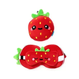 poduszka-podrozna-z-maska-na-oczy-strawberry-relaxeazzz-puckator