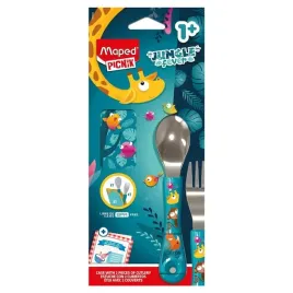 maped-picnik-miniz-jungle-fever-2-czesciowe-sztucce-dzieciece-inox