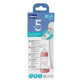 chicco-perfect5-butelka-antykolkowa-240-ml-smoczek-physio-2m-girl