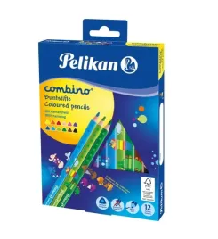 pelikan-kredki-drewniane-combino-trojkatne-grube-12-kolorow