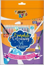 bic-zestaw-do-kolorowania-erasable-flamastry-12-kredki-12