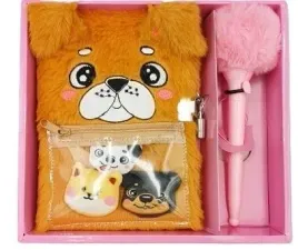 pamietnik-pluszowy-stnux-piesek-z-dlugopisem-i-klodka-40-kartek