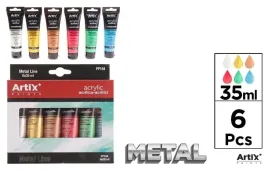 artix-farby-akrylowe-metaliczne-6x35-ml-zestaw-6-kolorow