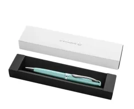 dlugopis-obrotowy-pelikan-jazz-pastel-mint-matowy-chromowany-klips