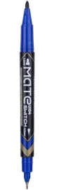 deli-marker-permanentny-dwustronny-niebieski-05-15-mm-12-szt