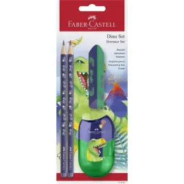 faber-castell-zestaw-dinozaur-2-olowki-jumbo-temperowka-gumka