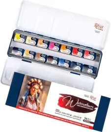rosa-gallery-farby-akwarelowe-w-kostkach-14-kol-w-metalowej-kasetce-portre