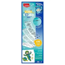 maped-creativ-lumiboard-zestaw-szablonow-do-odrysowania-kosmos-30-arkuszy