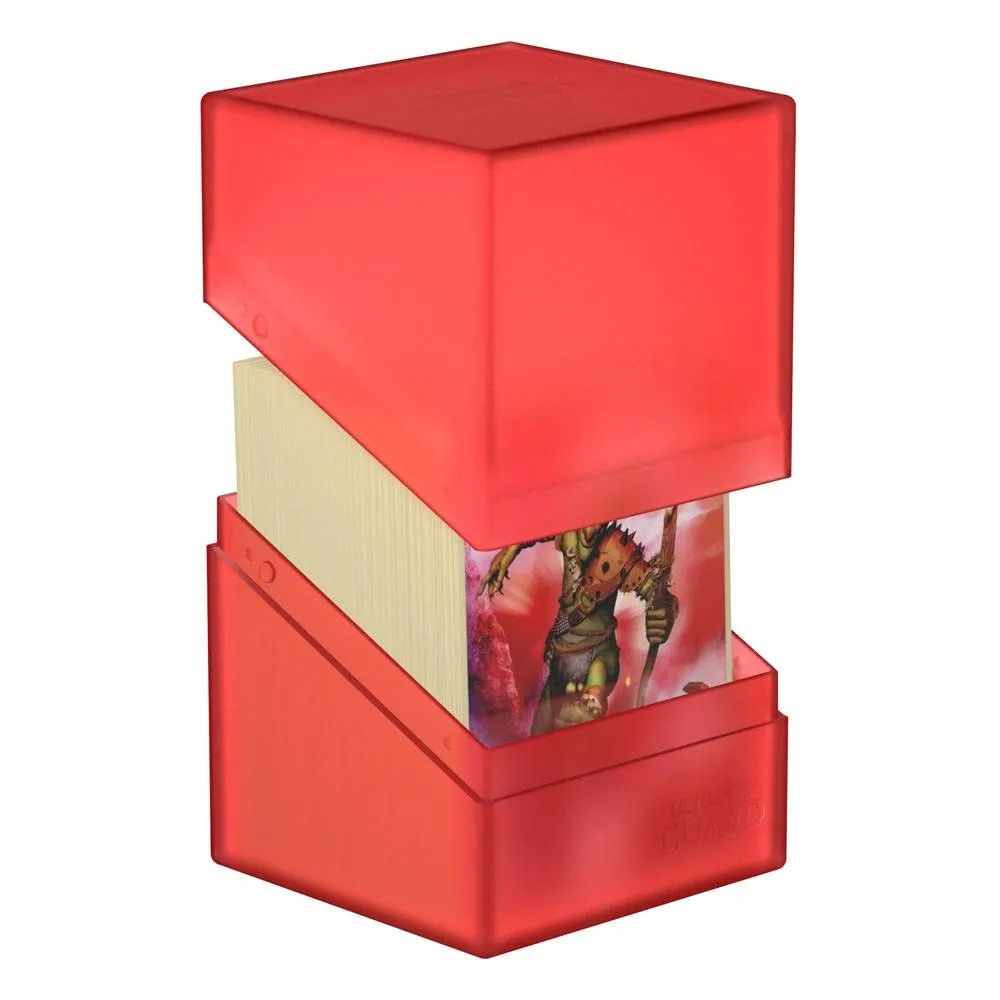 pudelko-na-karty-ultimate-guard-boulder-100-ruby-na-100-kart-stan-nowy