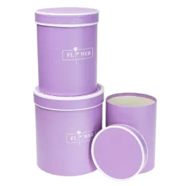 rozette-pudelko-flower-box-purpurowe-zestaw-3-sztuki