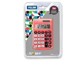milan-kalkulator-kieszonkowy-pocket-touch-czerwony-8-miejsc-wyswietlacz